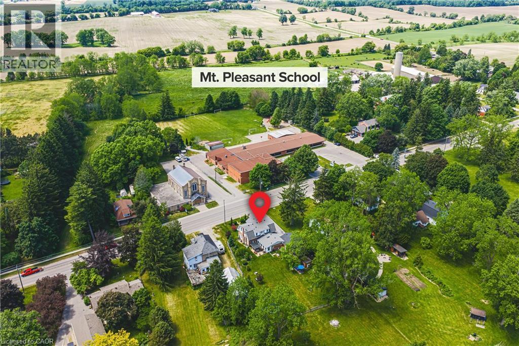 Directly across the street from School - 670 Mount Pleasant Road, Mount Pleasant, ON