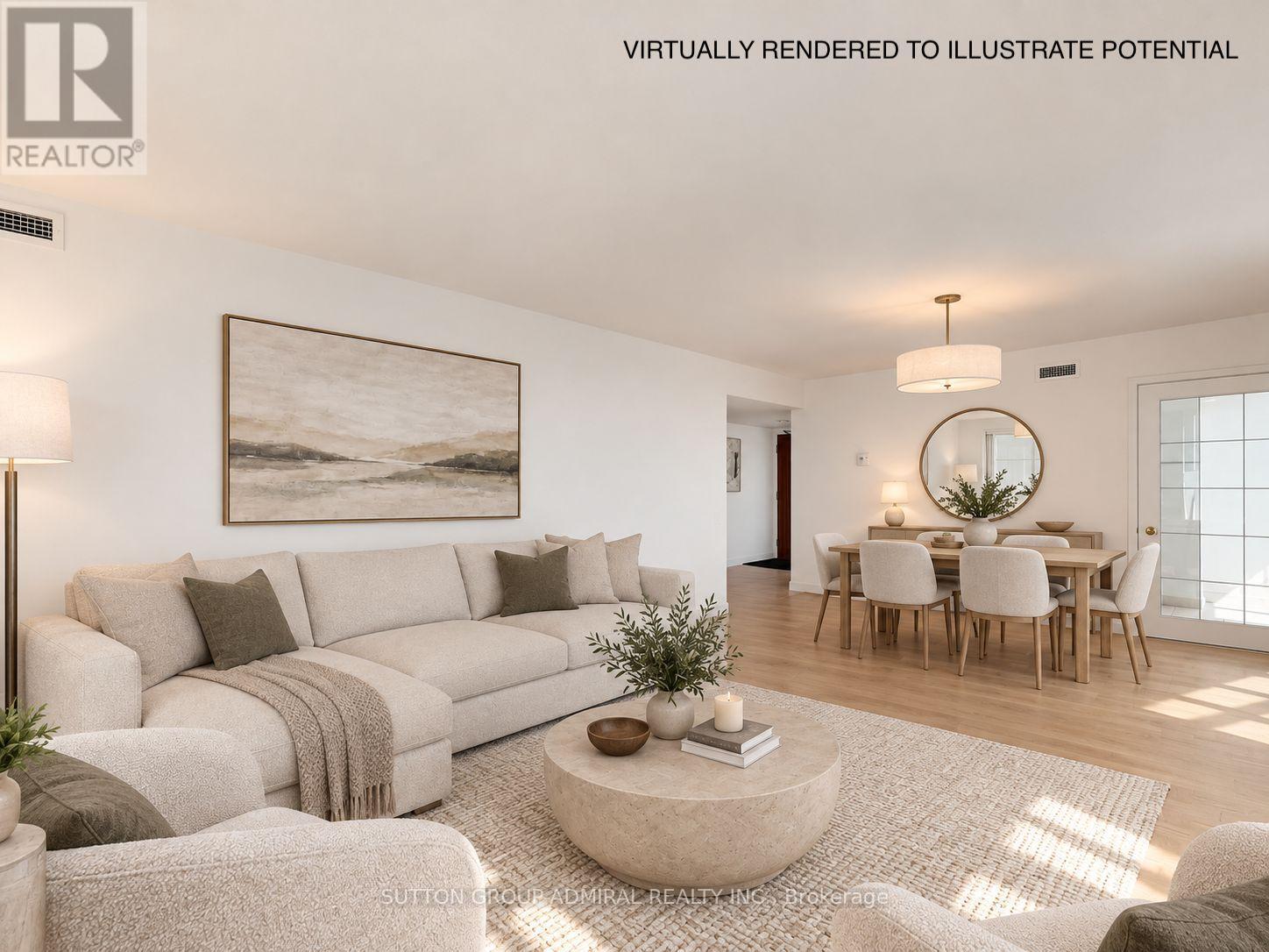 VIRTUALLY RENDERED TO ILLUSTRATE POTENTIAL - 1004 - 2 Covington Road, Toronto, ON
