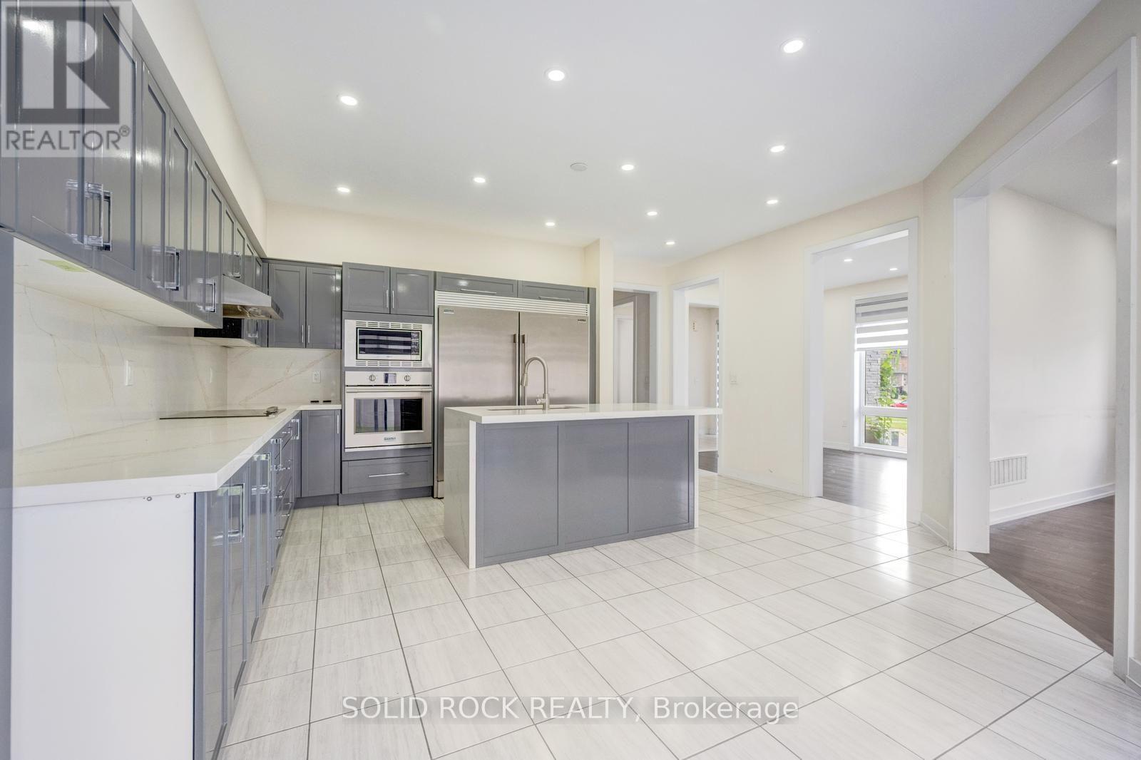Stone Counters and Eating Area - 93 Parity Road, Brampton, ON