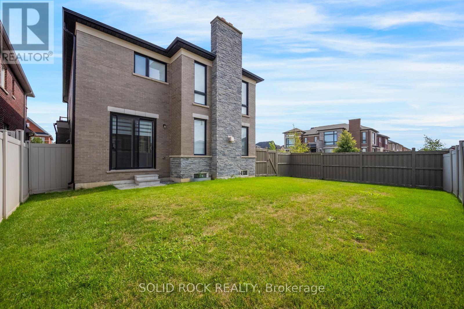 Fully Fenced Yard - 93 Parity Road, Brampton, ON