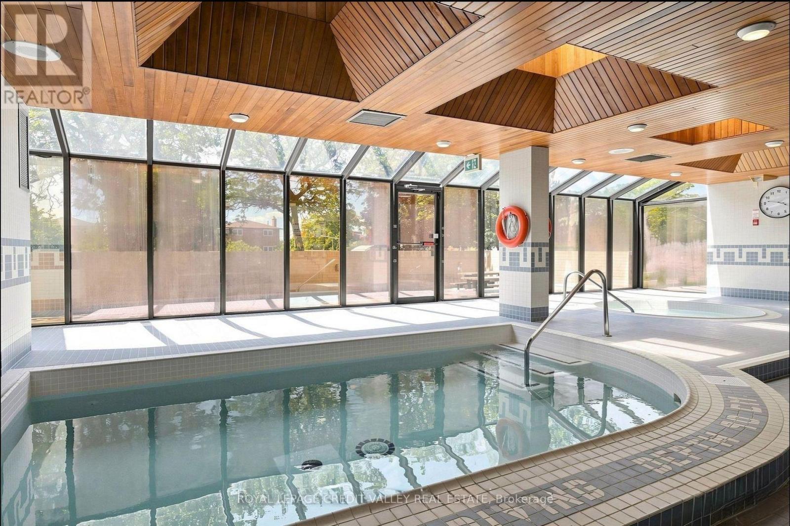 Indoor Pool and Hot Tub - 406 - 1360 Rathburn Road E, Mississauga, ON