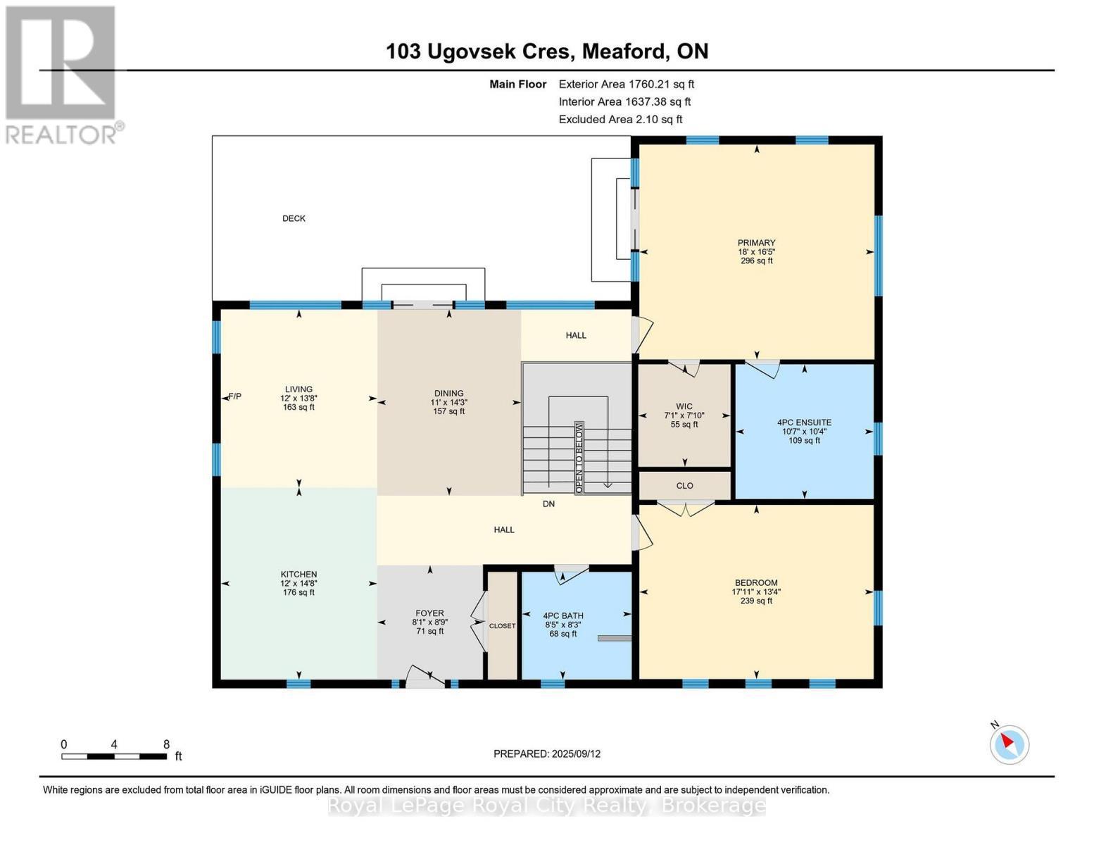Main Floor Plan - 103 Ugovsek Crescent, Meaford, ON