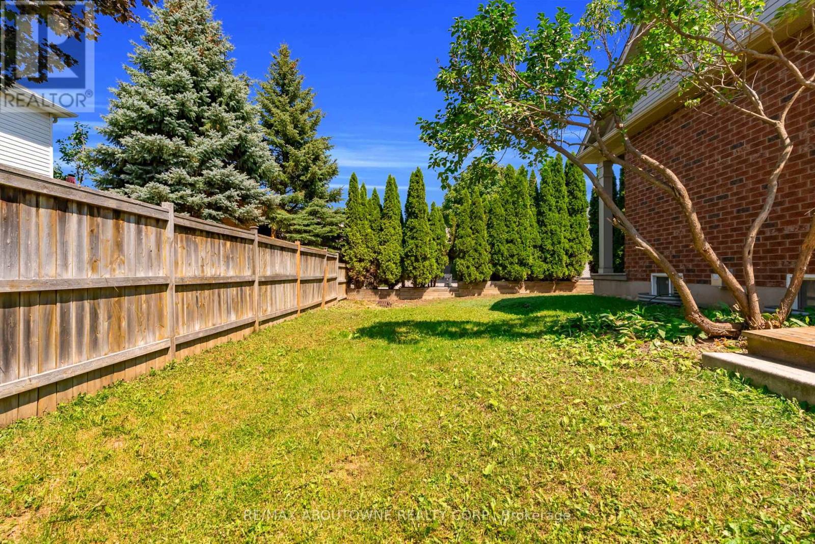 Fenced Yard - 18 Haney Drive, Guelph, ON