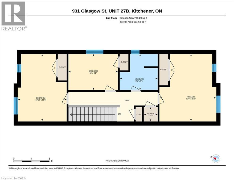 Floor plan - 931 Glasgow Street Unit# 27B, Kitchener, ON