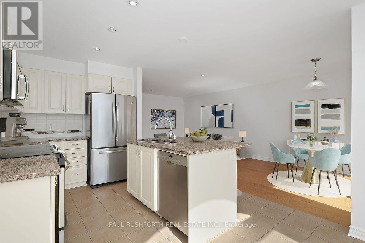 Virtually Staged Kitchen/ Dining Room - 106 Calvington Avenue, Ottawa, ON