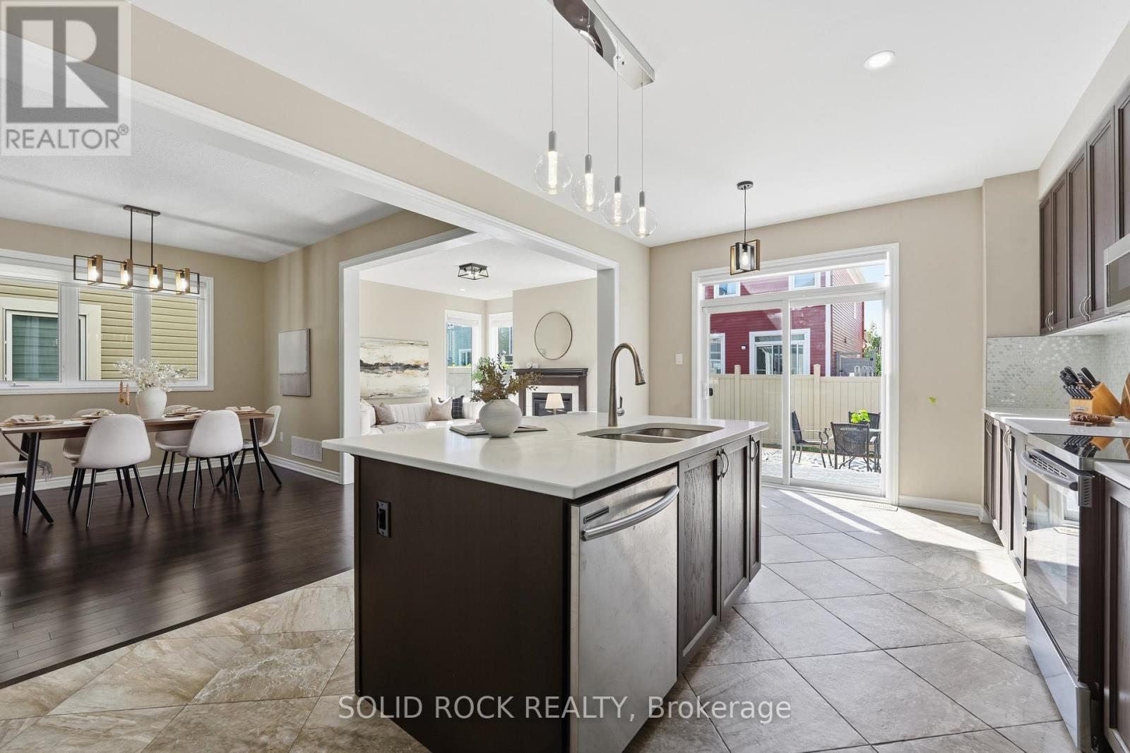 Breakfast overlooks the backyard - 55 Solaris Drive, Ottawa, ON