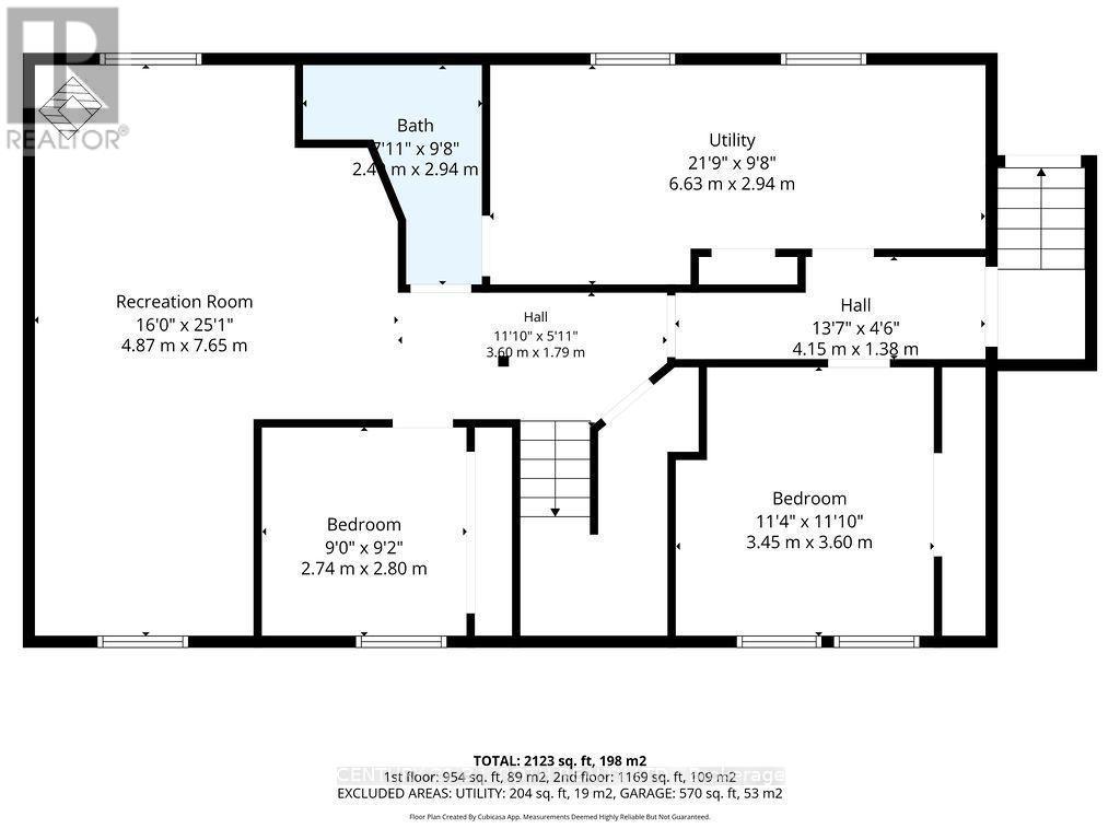 Basement floor plan - 4051 Hampshire Mills Line, Severn, ON