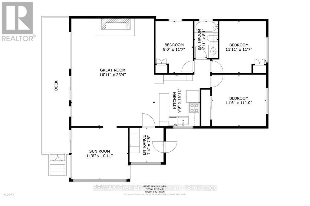 Main Level Floor Plans - 28 Stewarts Point, Northern Bruce Peninsula, ON