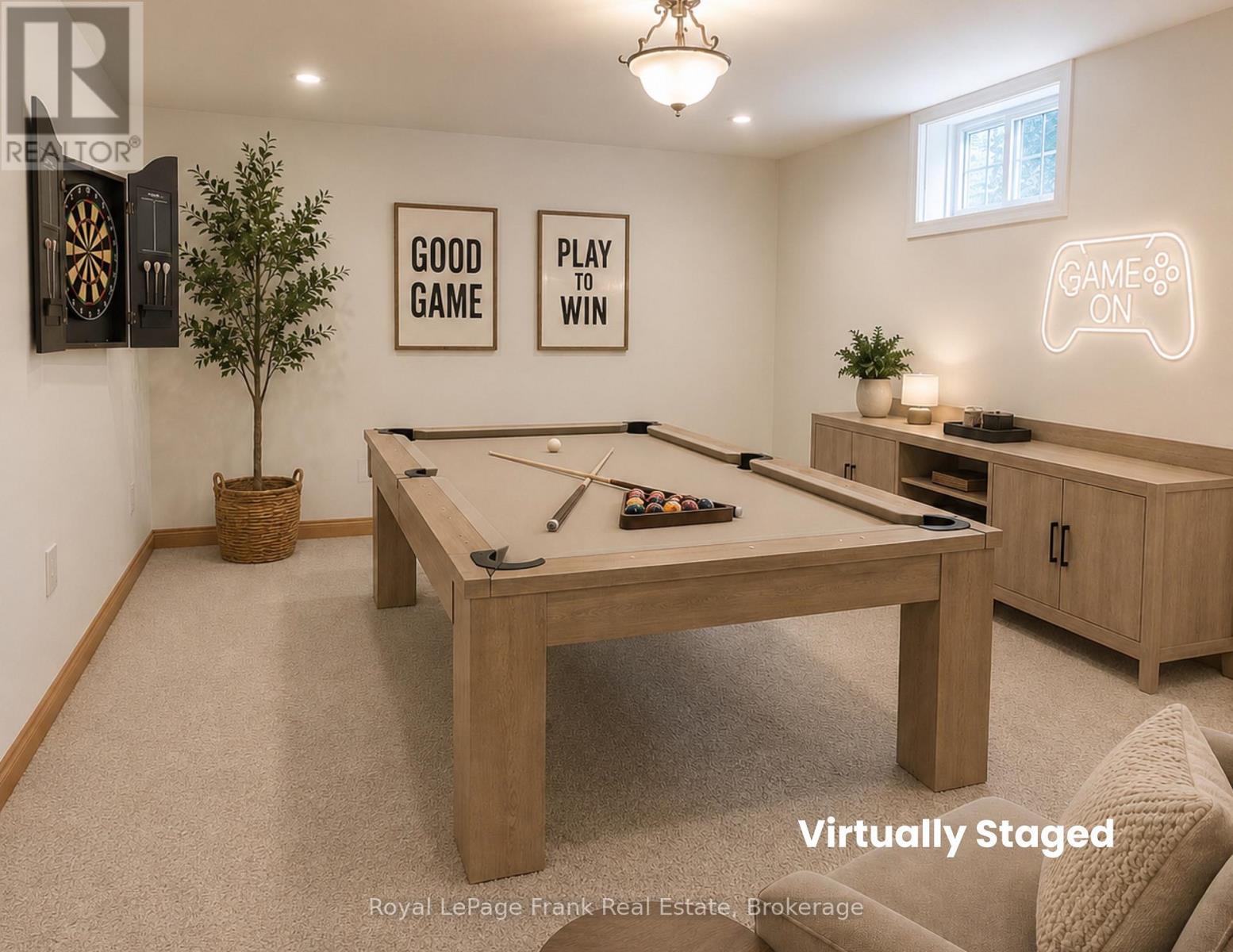 Basement Virtually Staged - 870 Hemlock Street, Peterborough (Northcrest Ward 5), ON