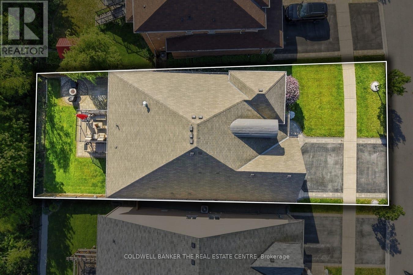 Aerial Property Outline - 25 Manor Forest Road, East Gwillimbury, ON
