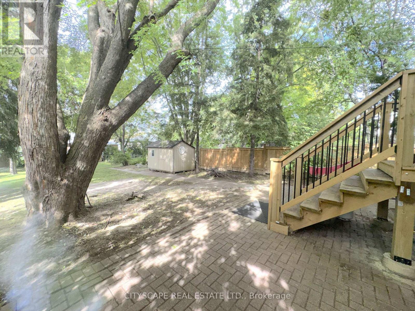 Backyard. - 60 Hillview Drive, Newmarket, ON