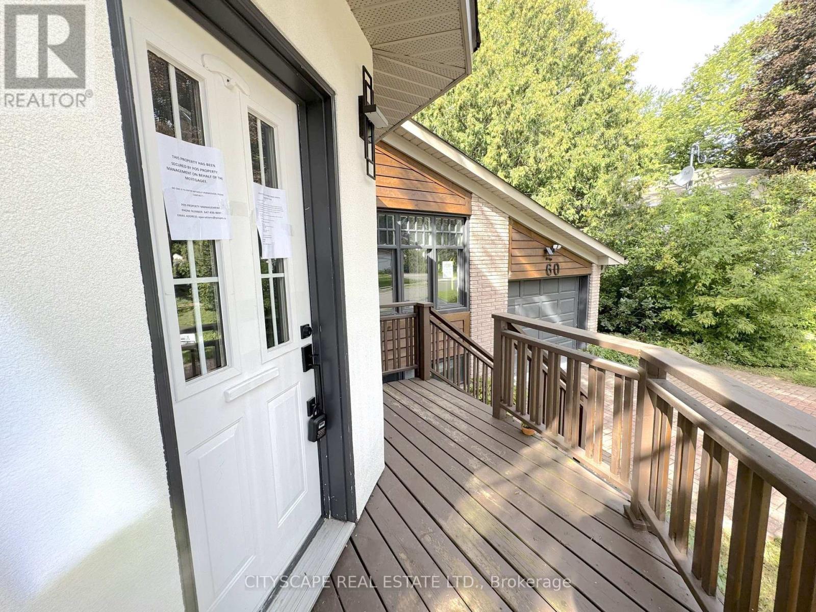 Entrance Viewed from Porch - 60 Hillview Drive, Newmarket, ON