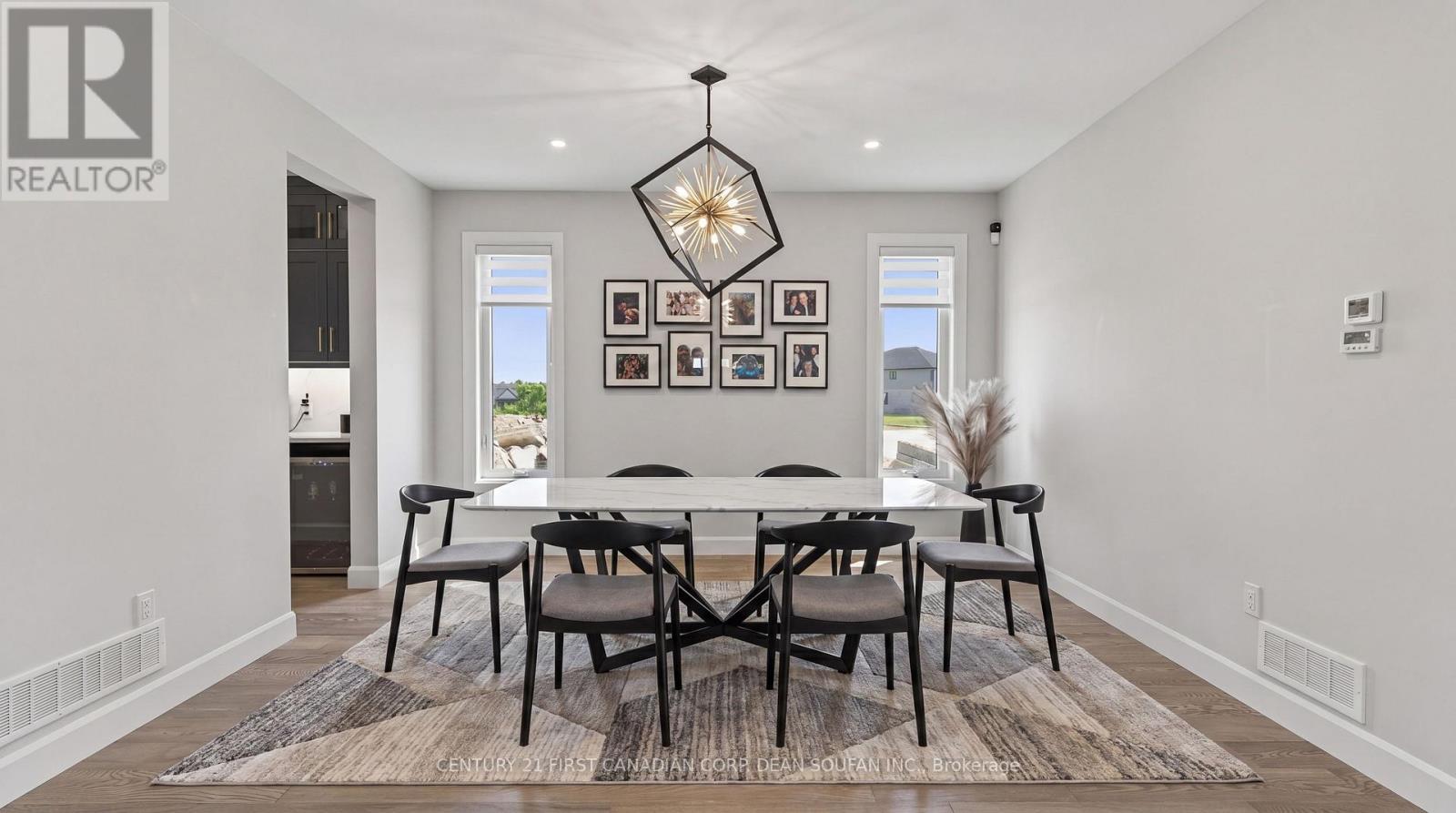 Rendering for empty dining room - 7251 Silver Creek Circle, London South (South V), ON