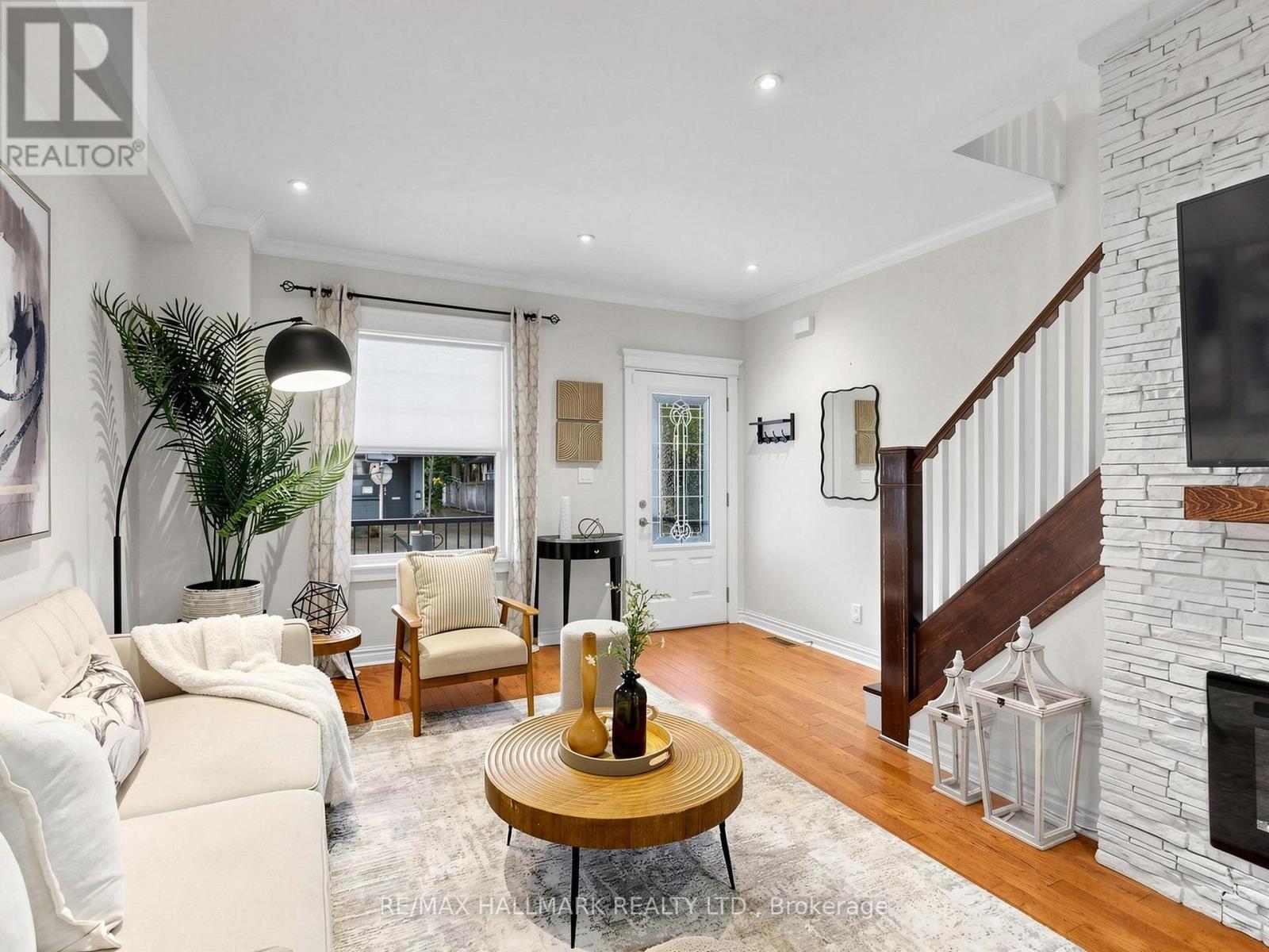 High ceilings, pot lights, hardwood. - 108 Knox Avenue, Toronto, ON