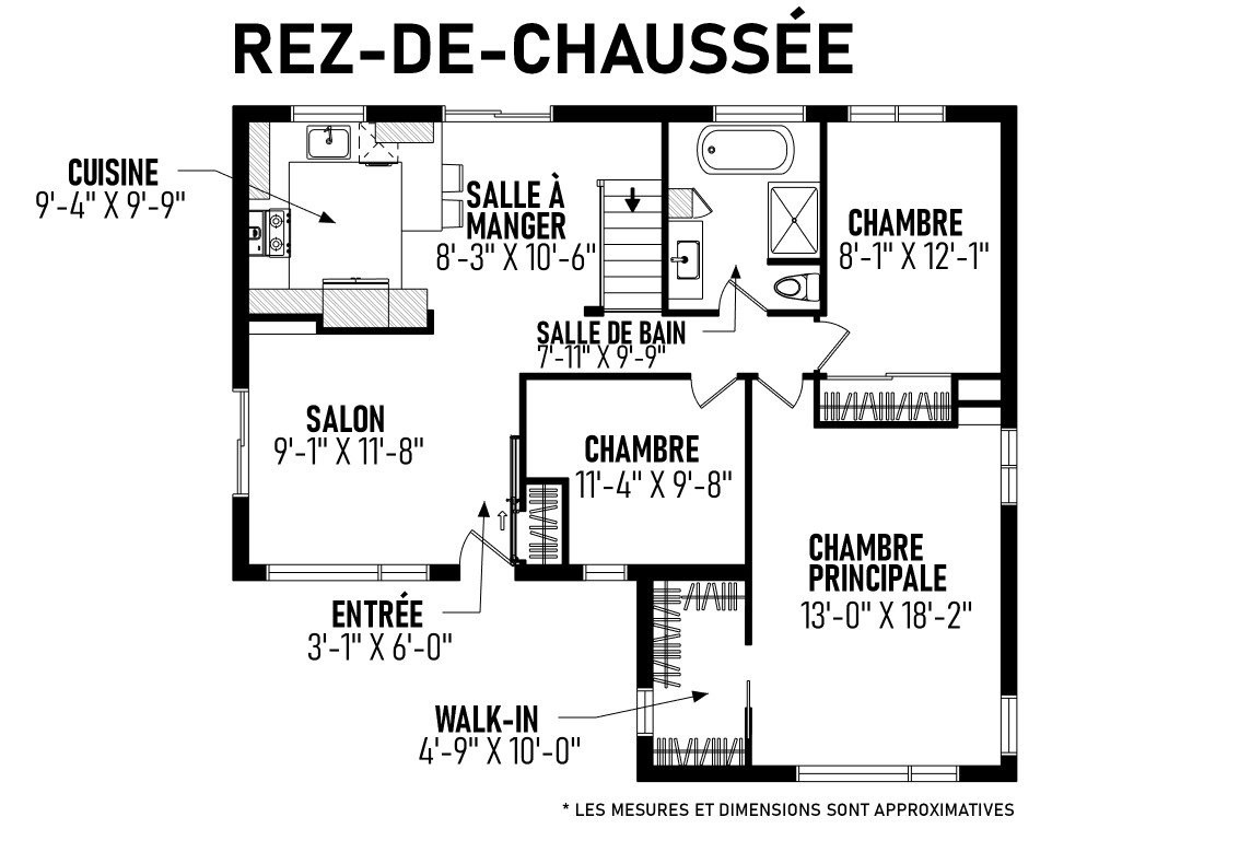 Plan (croquis) - 22 Rue Félix-Leclerc, Sainte-Julie, QC