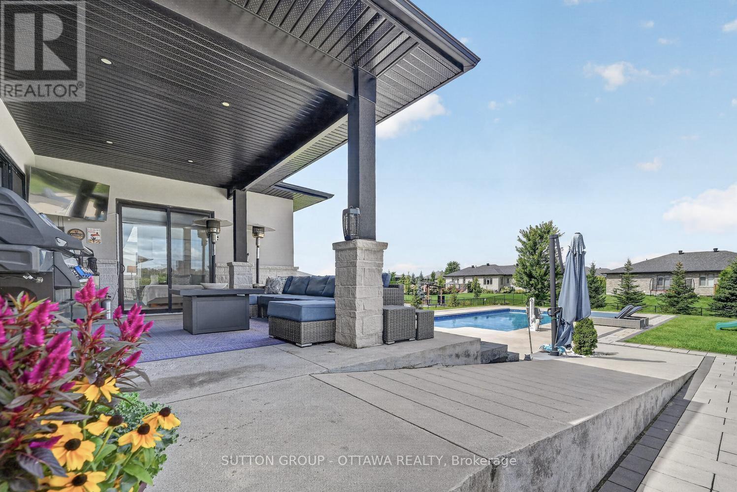 Ramp + Stairs to Pool & Fire Pit Areas - 7095 Still Meadow Way, Ottawa, ON