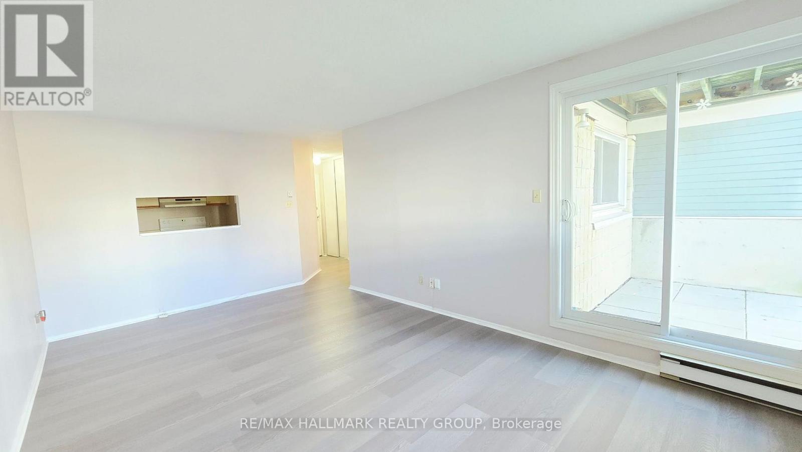 Patio door to exclusive covered patio - 101 - 214 Viewmount Drive, Ottawa, ON