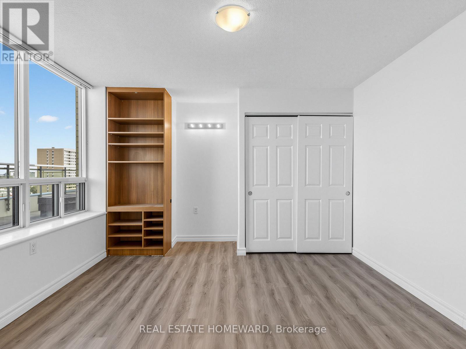 North facing primary bedroom - 1102 - 2800 Warden Avenue, Toronto, ON