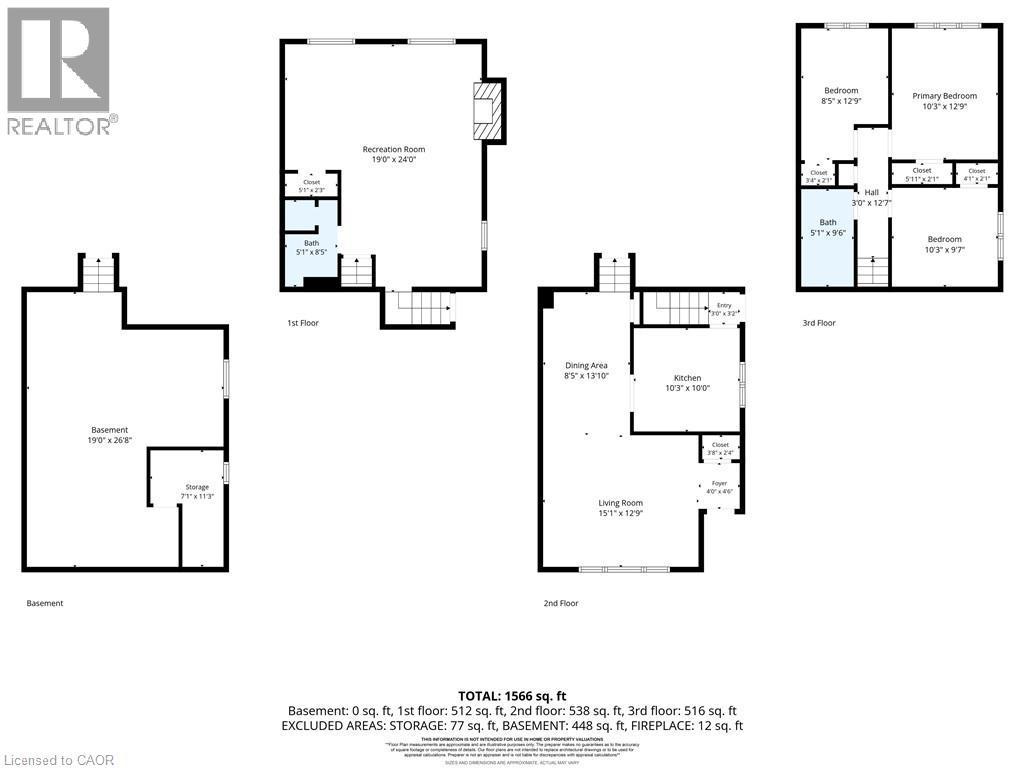 Floor plans...ready for you to plan & place your furniture! - 589 Mohawk Road W, Hamilton, ON