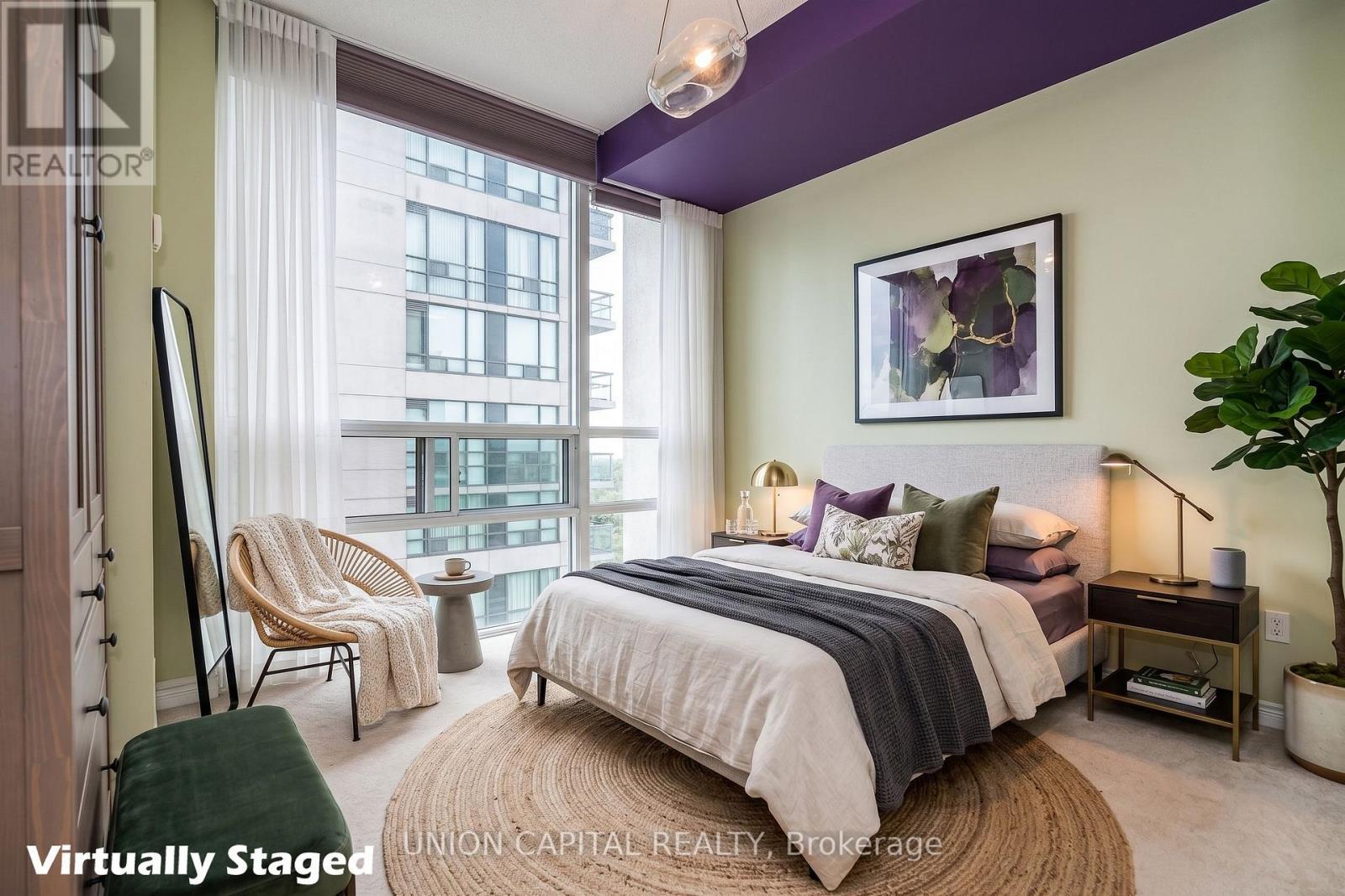 Second Bed Virtual Staged - 2002 - 509 Beecroft Road, Toronto, ON