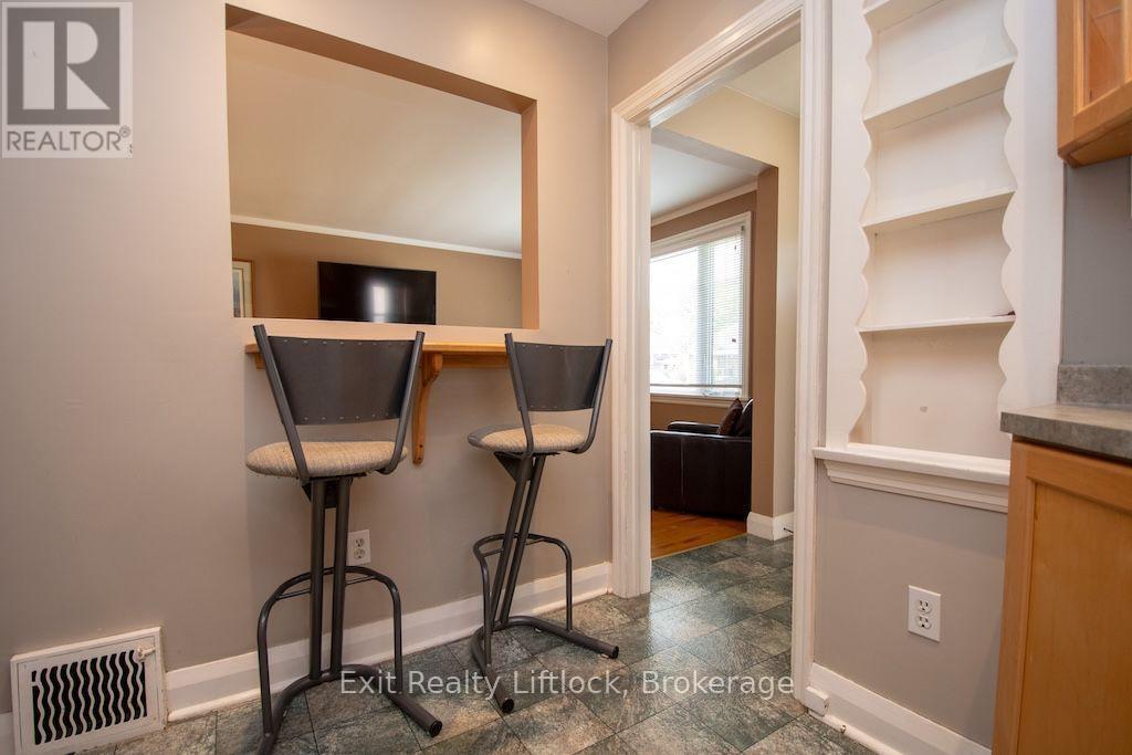 Kitchen with Cutout - 445 Arndon Avenue, Peterborough (Otonabee Ward 1), ON