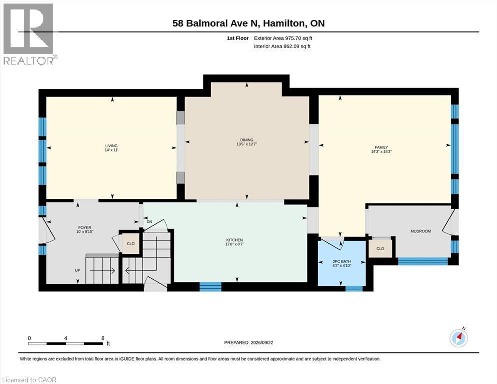 Floor plan - 58 Balmoral Avenue N, Hamilton, ON
