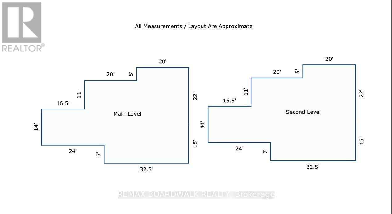 Floor Plan of Exterior Building - 110-112-114 Clothier Street E, North Grenville, ON