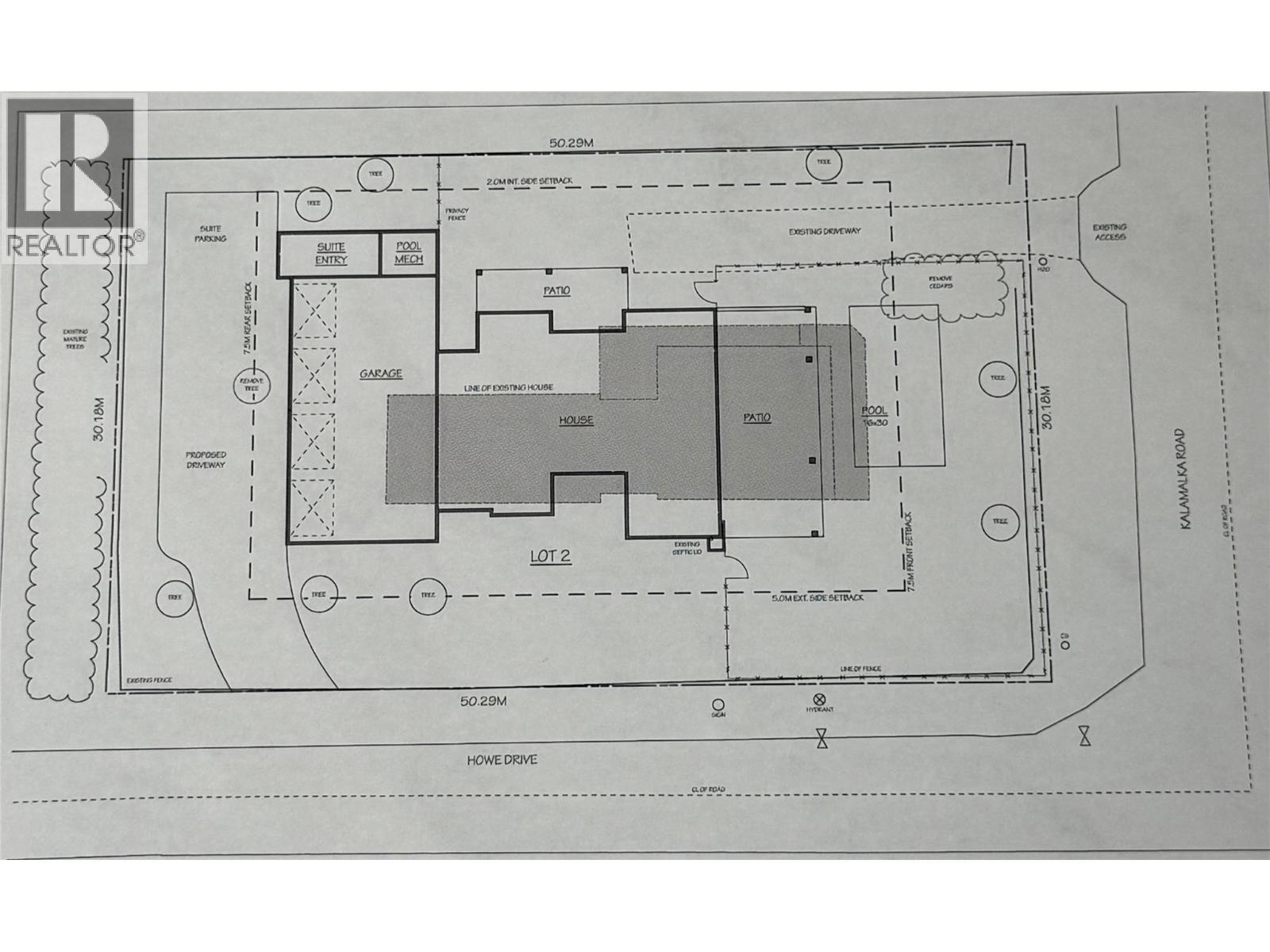 proposed build - 8997 Kalamalka Road Lot# 2, Coldstream, BC