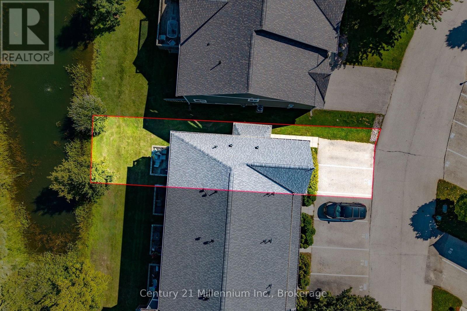 Lot lines For illustrative purposes only - 75 Green Briar Drive, Collingwood, ON