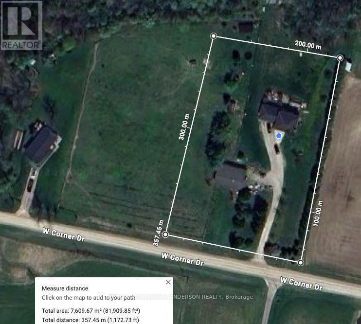 Parcel to be retained by seller - 3610 West Corner Drive, North Middlesex, ON