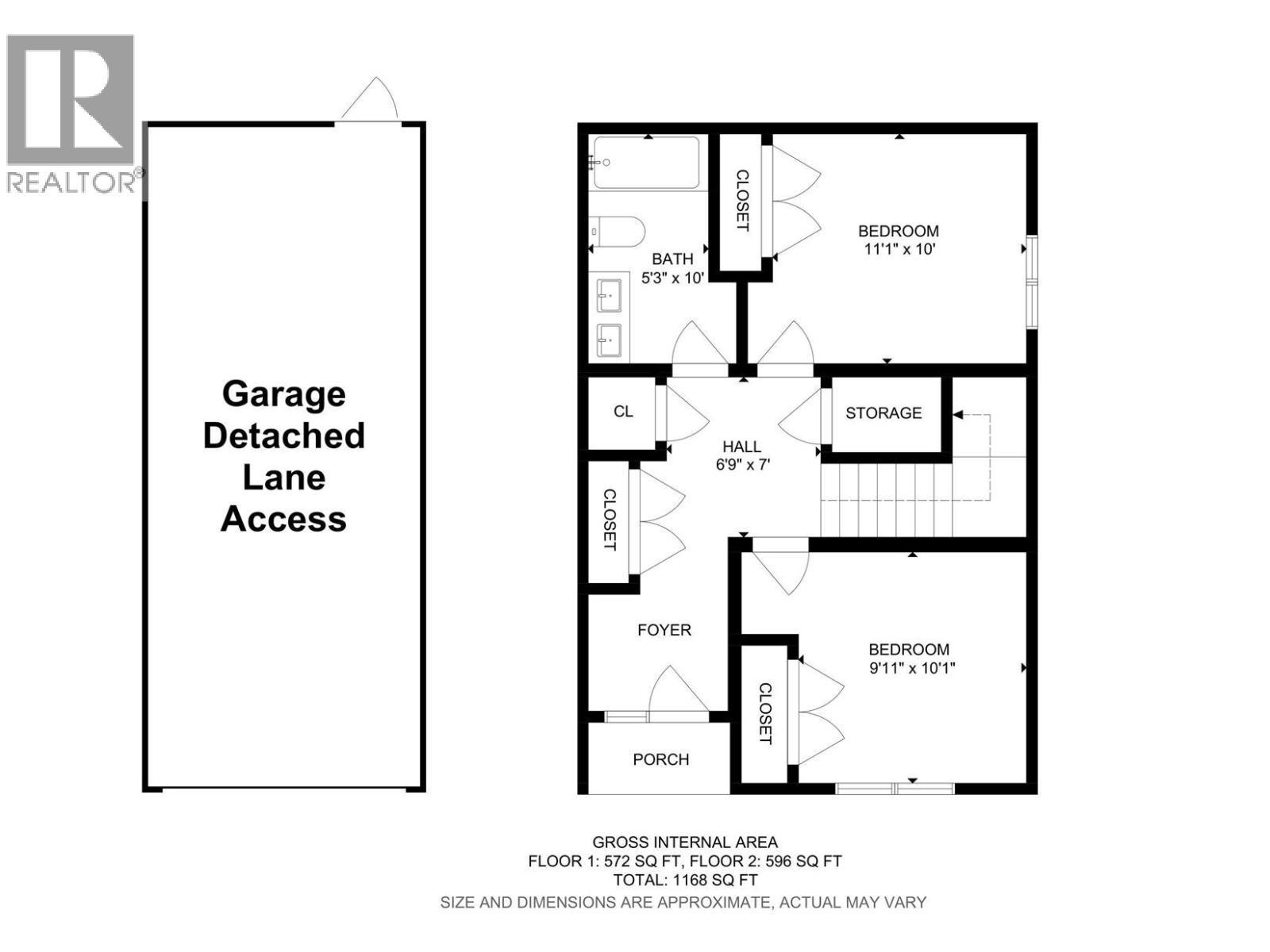 Entry Level 2 Beds 1 Full Bath access yard and garage - 745 Morrison Avenue Unit# 4, Kelowna, BC