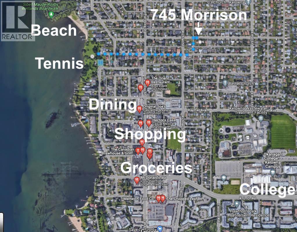 745 Morrison location near dining and shopping and beaches - 745 Morrison Avenue Unit# 4, Kelowna, BC