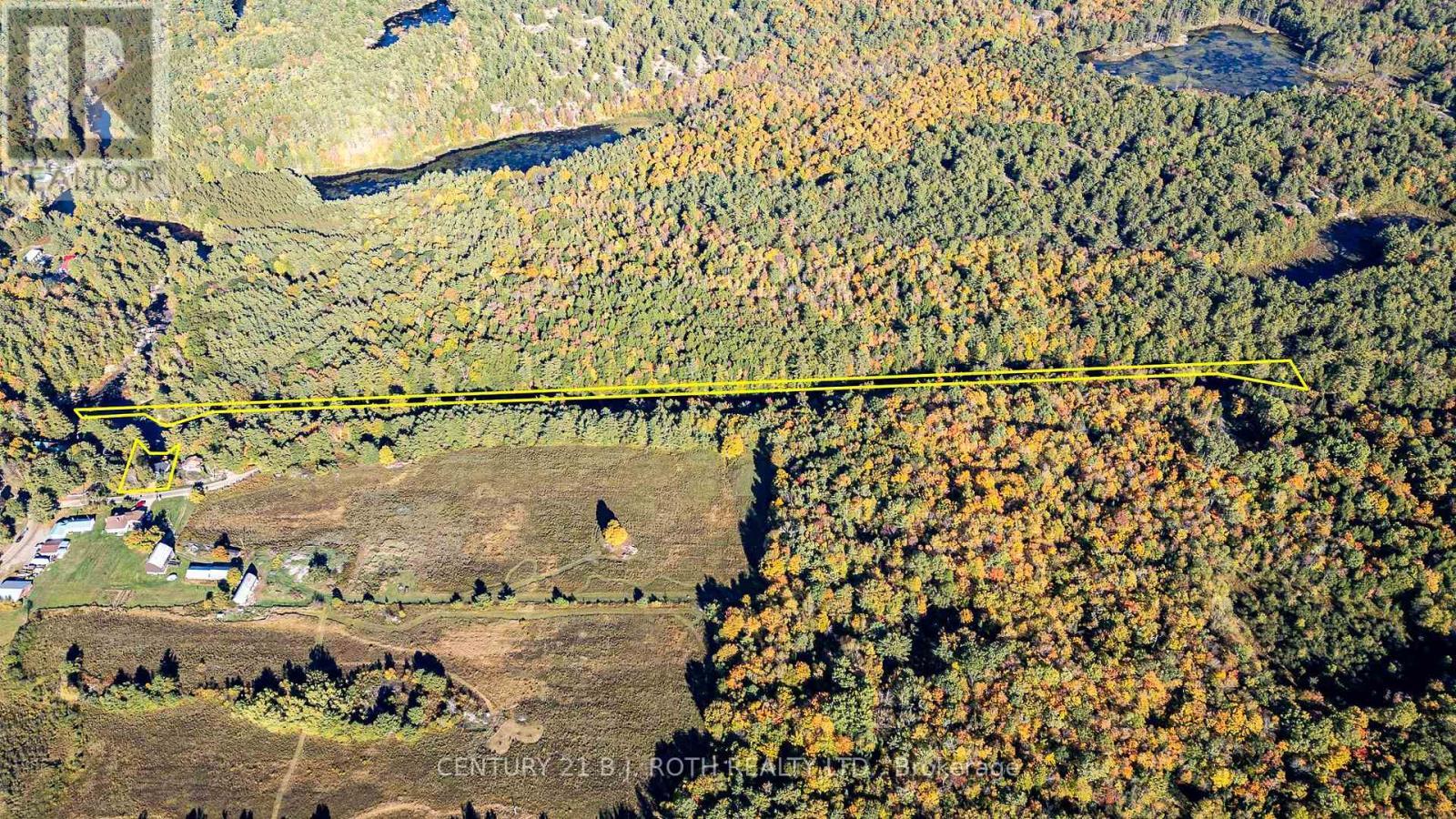 Approximate outline of both parcels - 8101 Kings River Road, Ramara, ON