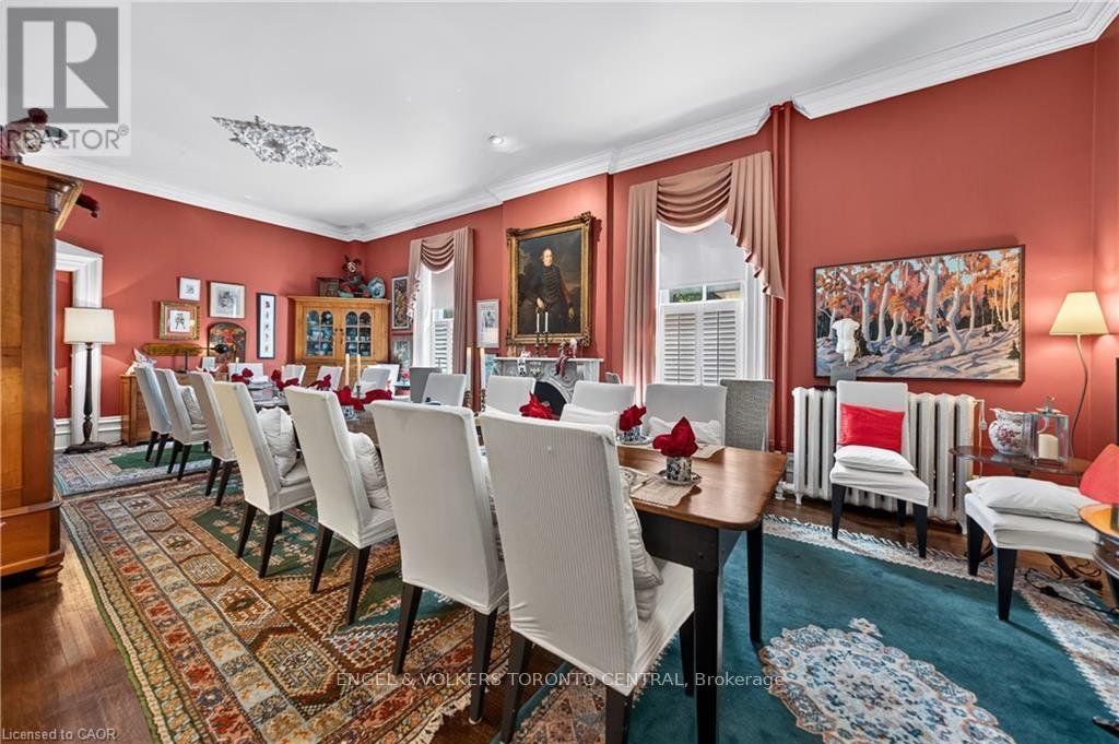 Formal dining room featuring wood-finish flooring - 100 Brunswick Street, Stratford, ON
