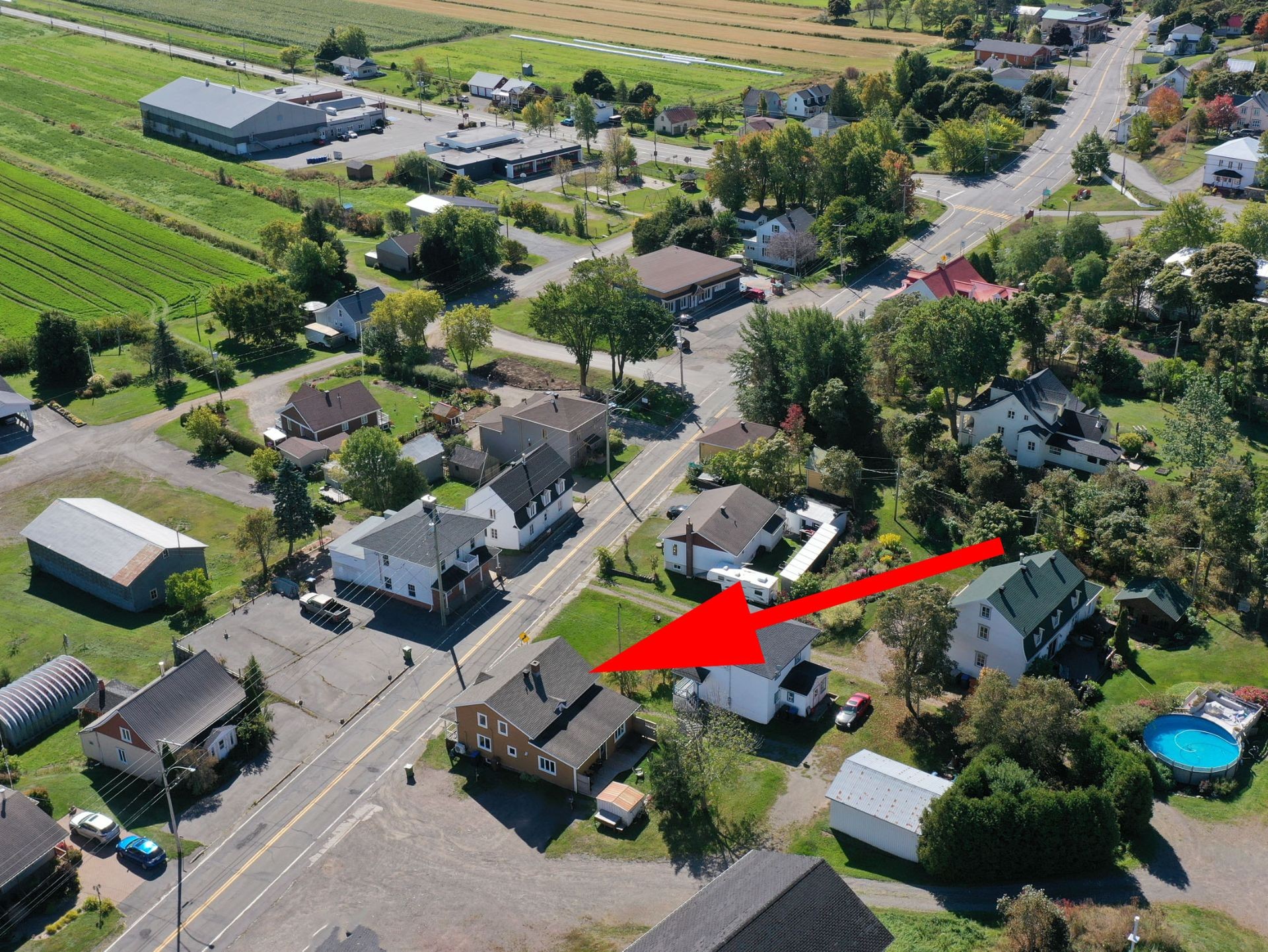 Aerial View - 14 Route 132 E., Saint-Denis-De La Bouteillerie, QC