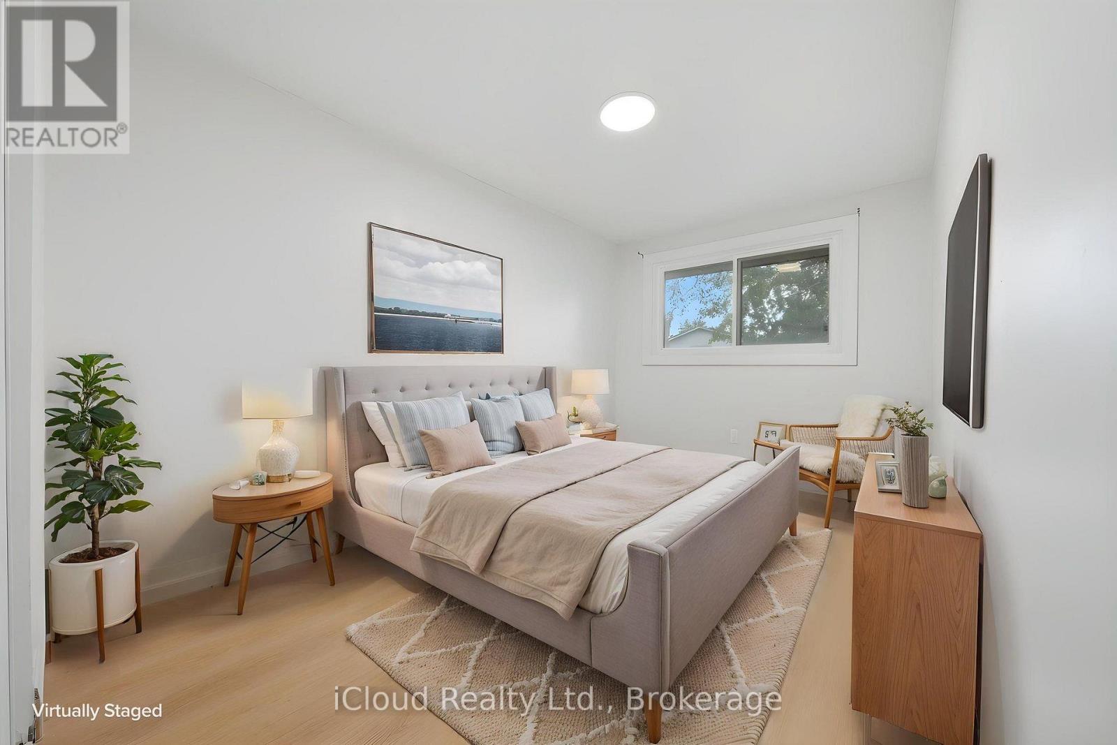 Virtually Staged Picture - second bedroom main lv - 3 Manley Crescent, Thorold, ON