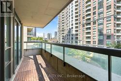 Bright, spacious balcony -