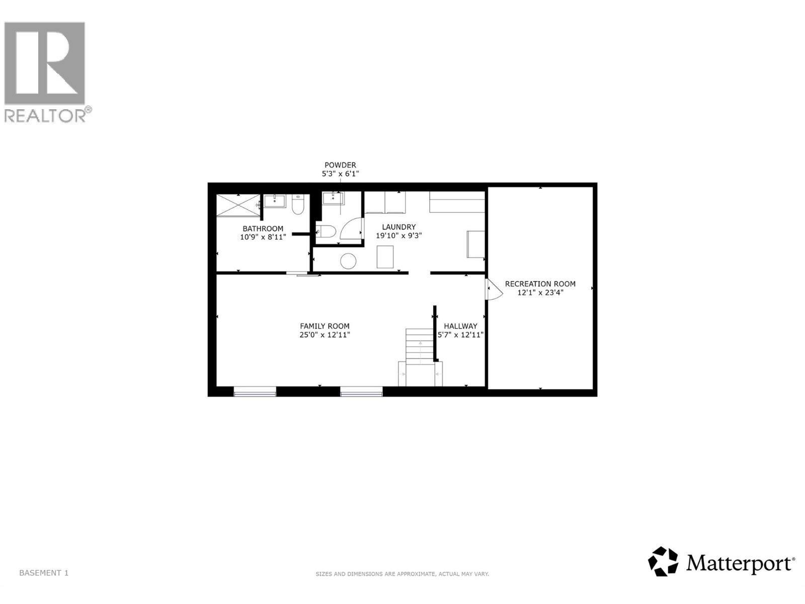 Basement - 1261 Lawson Avenue, Kelowna, BC