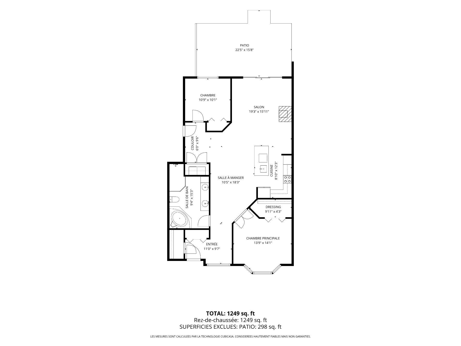 Floor Plan - 107-5730 Boul. Marie-Victorin, Brossard, QC