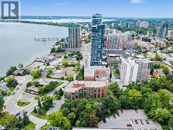 Aerial View of the City, Lake -