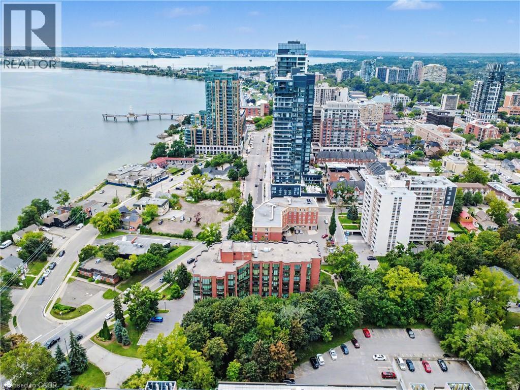 Aerial View of the City, Lake - 2121 Lakeshore Road Unit# 603, Burlington, ON