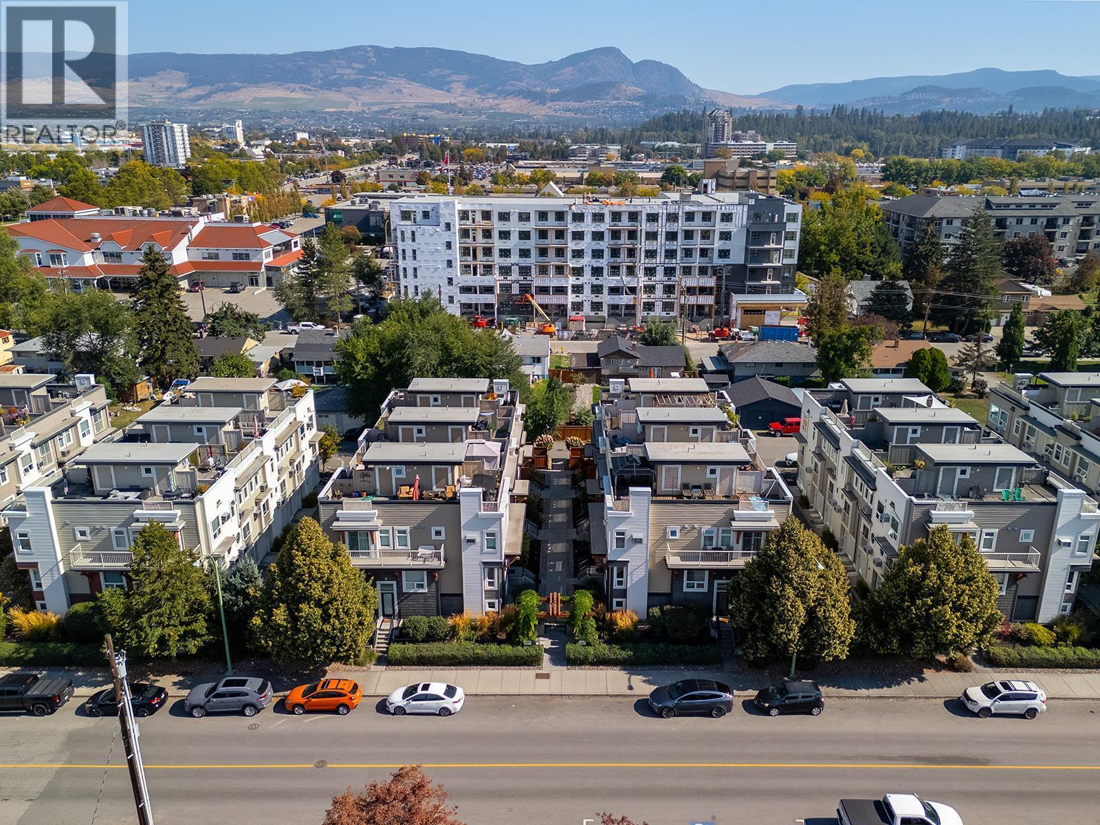 Aerial View of Dwell - 1851 Ambrosi Road Unit# 11, Kelowna, BC