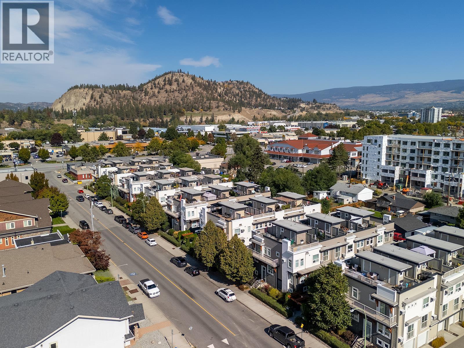 Aerial View of Neighbourhood - 1851 Ambrosi Road Unit# 11, Kelowna, BC