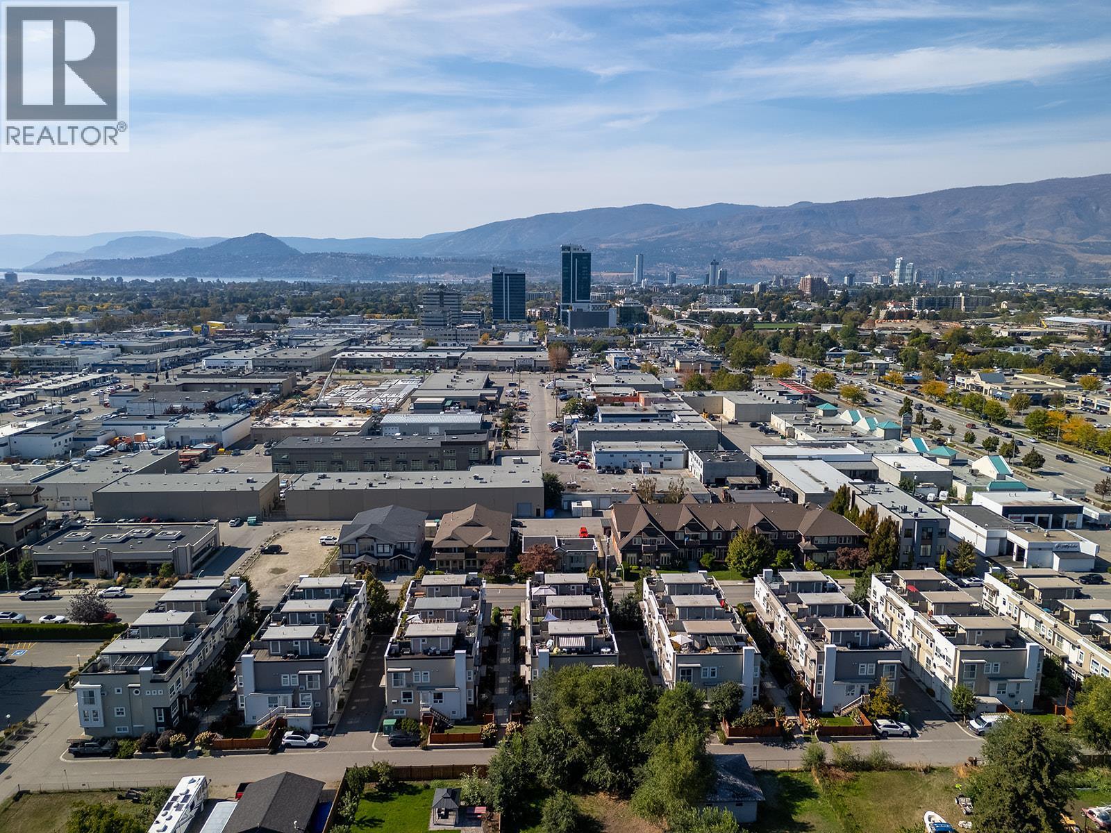Aerial View of Neighbourhood - 1851 Ambrosi Road Unit# 11, Kelowna, BC