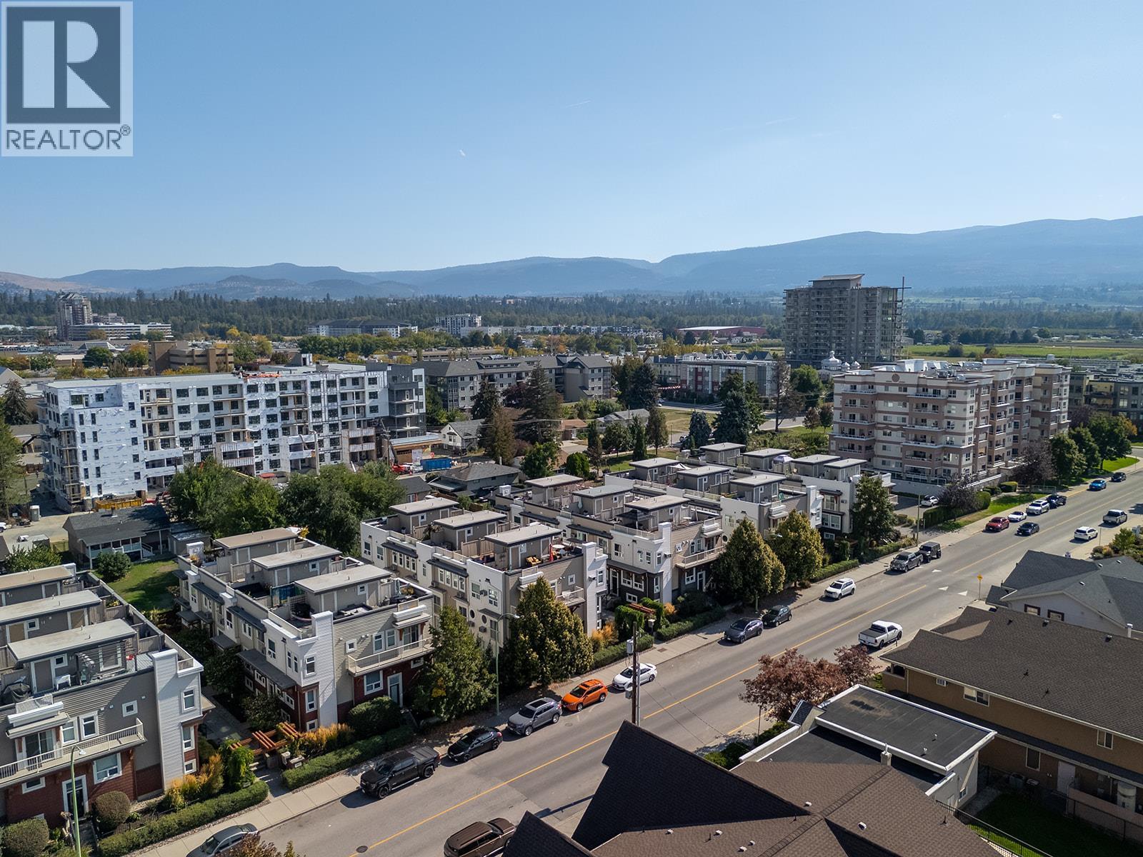 Aerial View of Neighbourhood - 1851 Ambrosi Road Unit# 11, Kelowna, BC