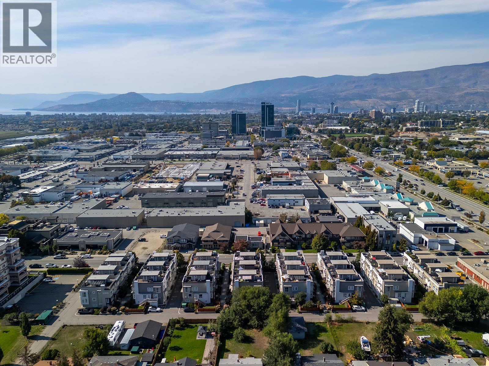 Aerial View of Neighbourhood - 1851 Ambrosi Road Unit# 11, Kelowna, BC