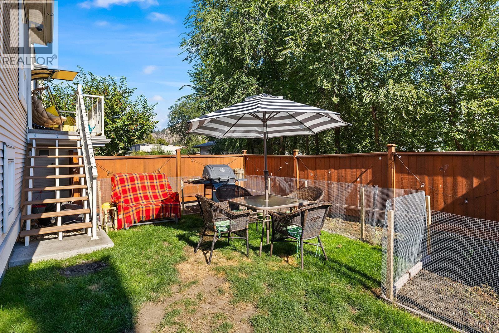Backyard - 1851 Ambrosi Road Unit# 11, Kelowna, BC