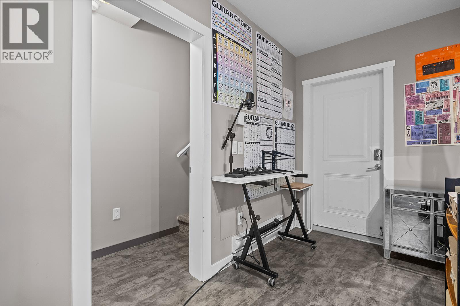 Stairs to Main Level - 1851 Ambrosi Road Unit# 11, Kelowna, BC