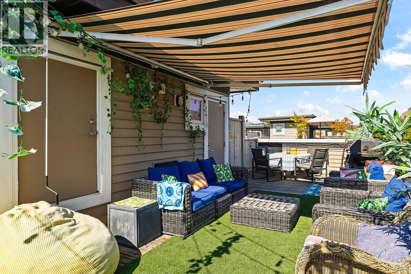 Rooftop Patio - 1851 Ambrosi Road Unit# 11, Kelowna, BC