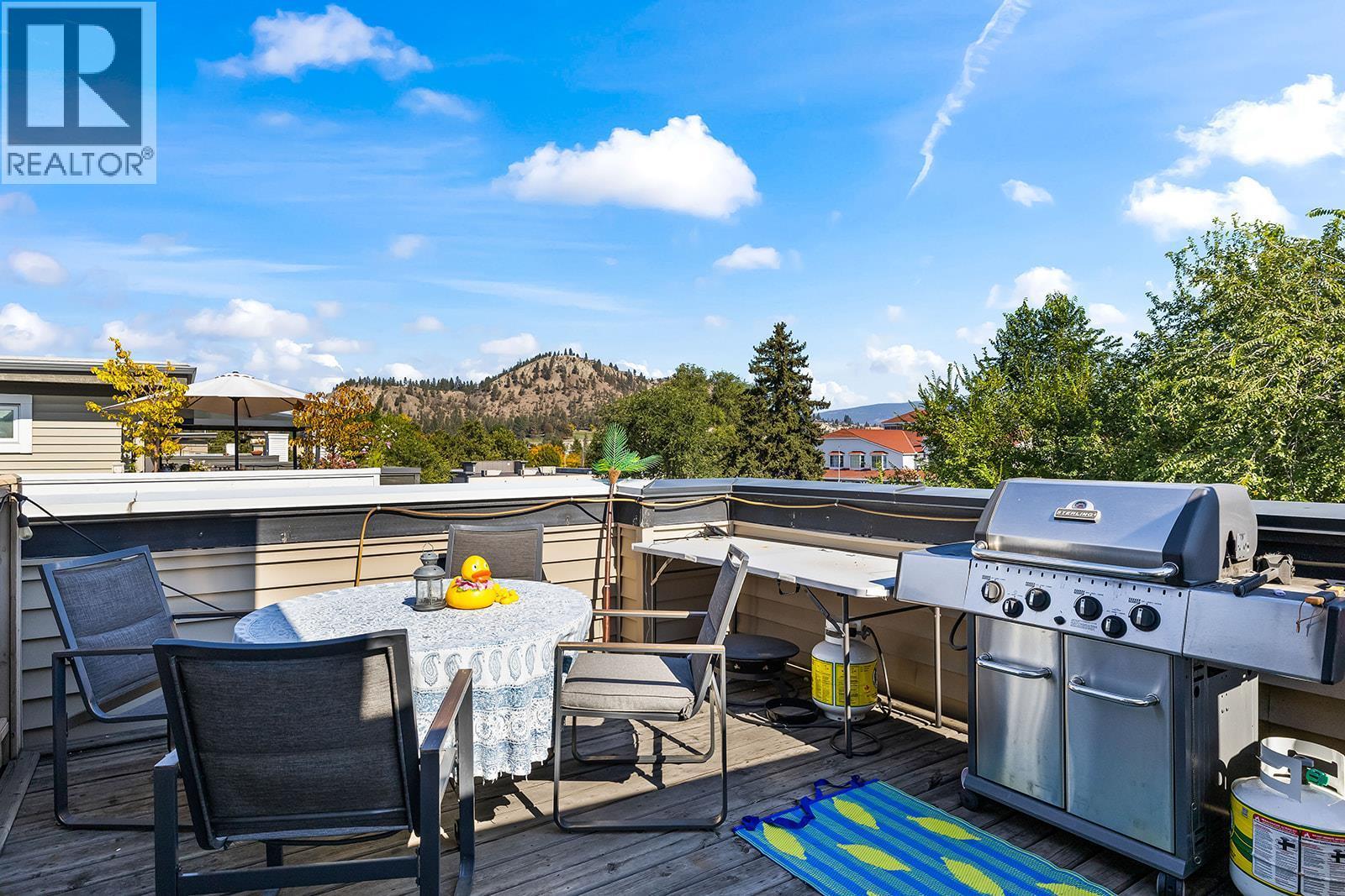 Rooftop Patio - 1851 Ambrosi Road Unit# 11, Kelowna, BC